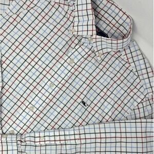 Vineyard Vines Men's Multicolored Classic Fit Button Down L/S Whale Shirt Size S